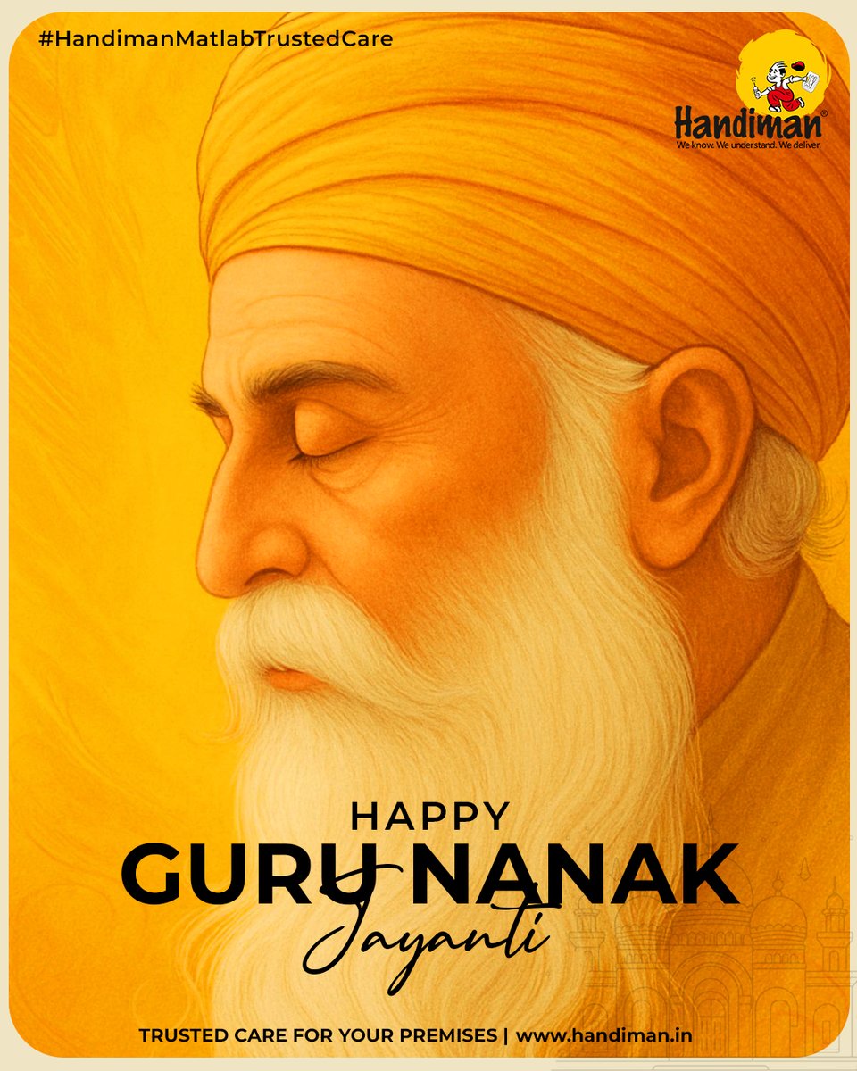 Happy Guru Nanak Jayanti!
As we celebrate the birth of Guru Nanak Dev Ji, who showed us the path of truth, may his teachings inspire us to live with service to humanity.
"Naam Japo, Kirat Karo, Vand Chhako”- Meditate on God, earn honestly, and share with others.
#GuruNanakJayanti