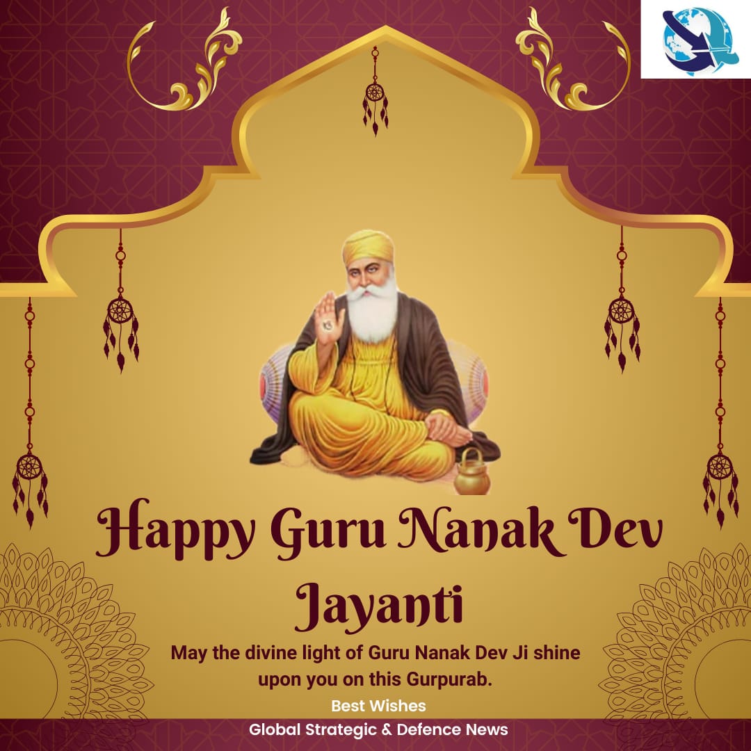 Team GSDN wishes you Happy Guru Nanak Dev Jayanti! Wishing you immense success and happiness. #GuruNanakJayanti