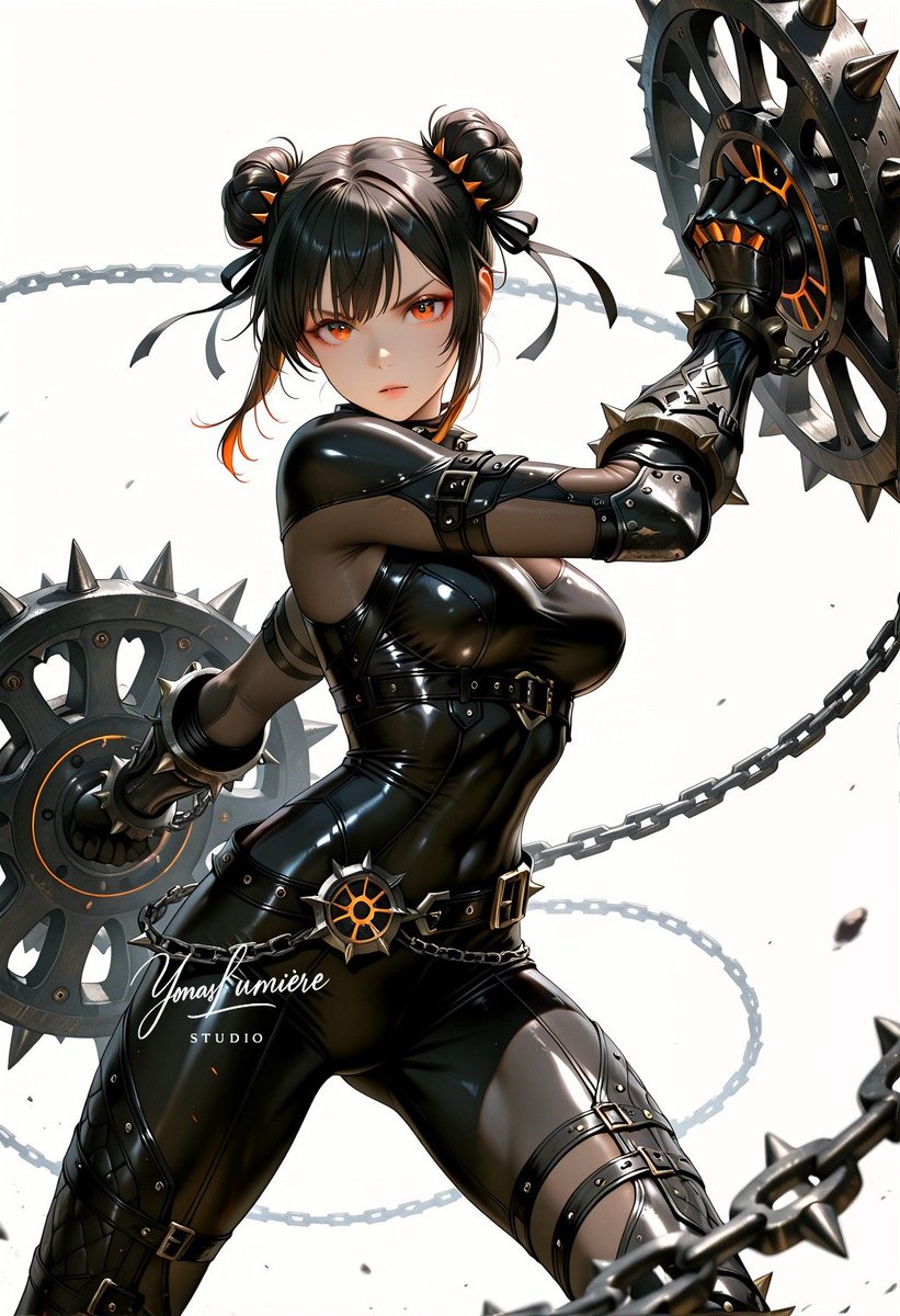 oneesan_aiart's tweet photo. ⚙️ Lianhua — the chained maiden of steel and gears, where beauty and machinery become one. 🔩✨
#Lianhua #GearChain #AIart #YonasLumiereStudio https://t.co/kx4yL6iICR