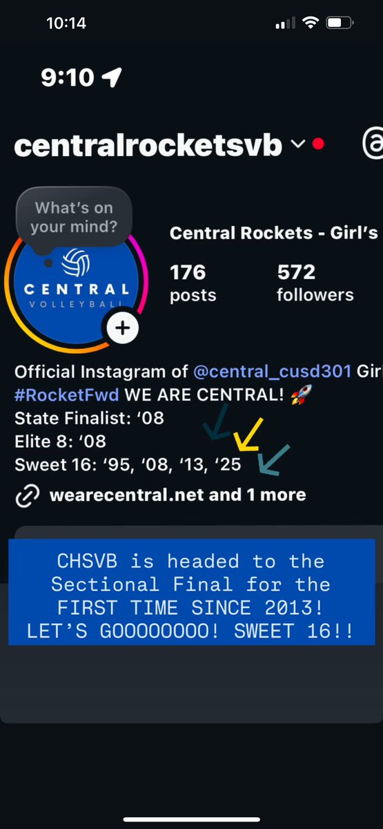 Central High School Athletic Boosters tweet media