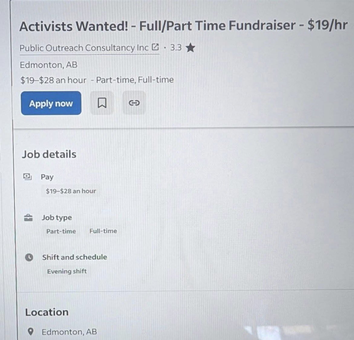 They called me a conspiracy theorist for saying they hire activists.
Now the job post literally says “Activists Wanted.”

They normalize it first — then do it in plain sight.
#WakeUpCanada #cdnpoli #abpoli #BertaProudDad