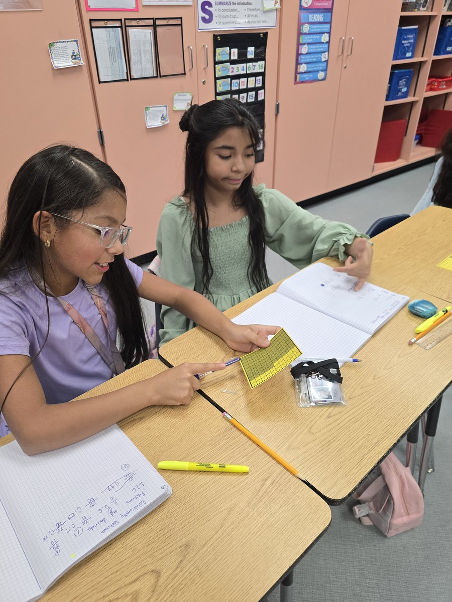 Using money and base-ten models helps kids connect fractions and decimals to real-world values. For example, coins show that ½ dollar equals 0.5 dollars, while base-ten blocks represent tenths and hundredths.
<a href="/AFE_4thgrade/">Fabulous 4th Grade Stars</a> <a href="/AFE_Stars/">Arizona Fleming ES</a>