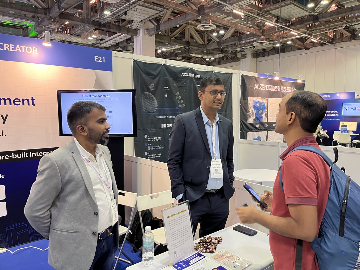 ZohoCreator's tweet image. 🇸🇬 Good morning Singapore! We&apos;re here at the Sands Expo &amp;amp; Convention Center over the next two days for the 10th edition of @edutech_asia. Come visit us at Booth E21 to learn how the power of low-code and AI can supercharge your institution.