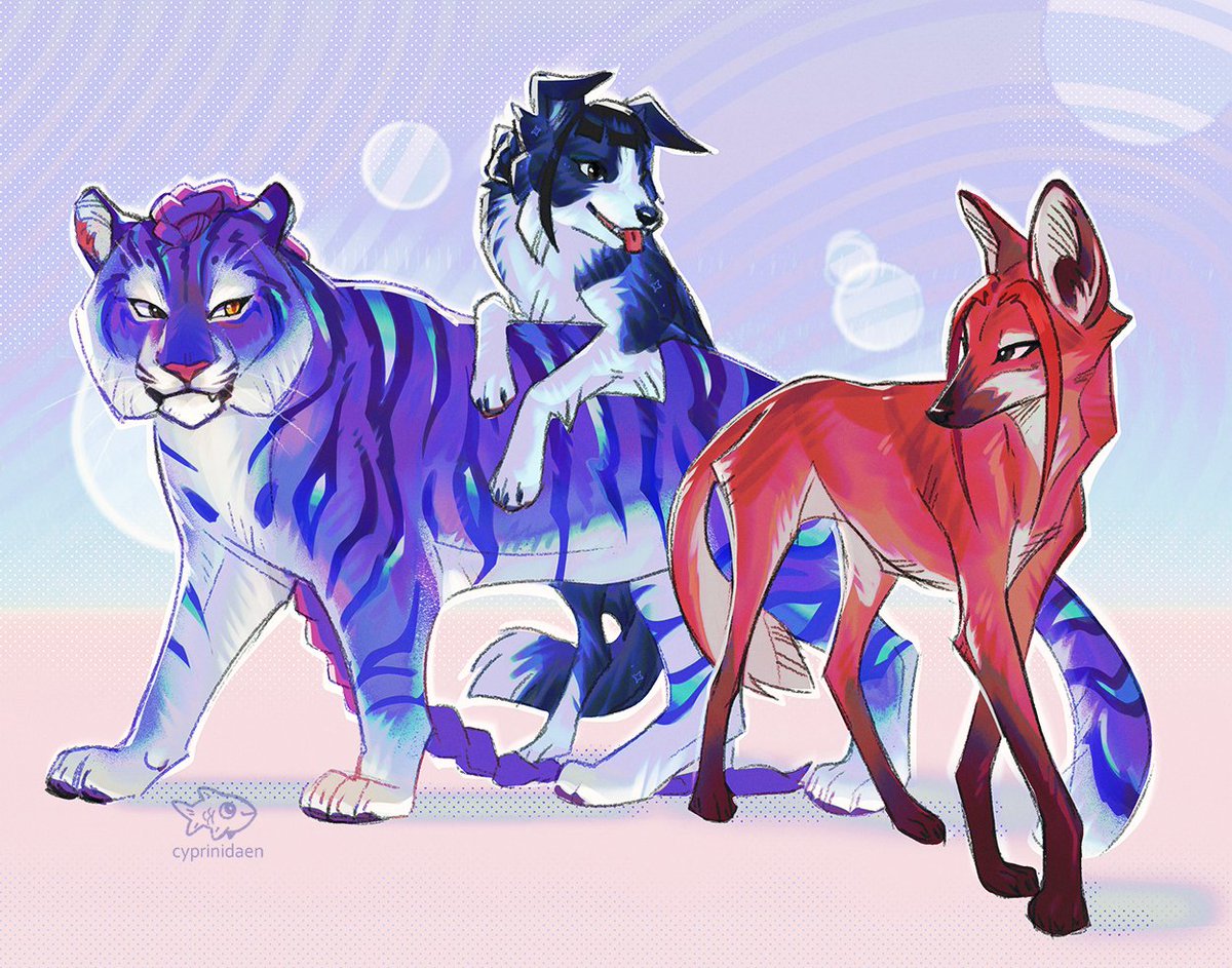 tossing my hat into the animal Huntr/x ring 🐯🐶🐺

#kpopdemonhunters