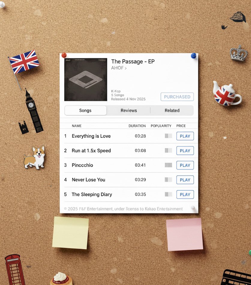 ahofeurope's tweet photo. 🇬🇧 Calling all British FOHAs! Let’s show our support and buy AHOF’s The Passage album on iTunes!
Let’s boost their ranking and make some noise — we’ve got this! 🔥💪
#AHOF #ThePassage #SupportAHOF
#England #Scotland #Wales #UK #UKNOW https://t.co/ytgrrDJt8A