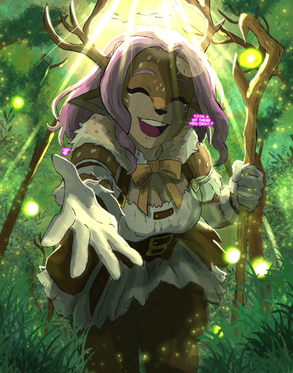 zen_edit's tweet image. #Commission completed for a clients #dnd character had a lot of fun trying it out Agatha you guys think ? #dungeonsanddragons #oc #opencommission #art #druid #saytr