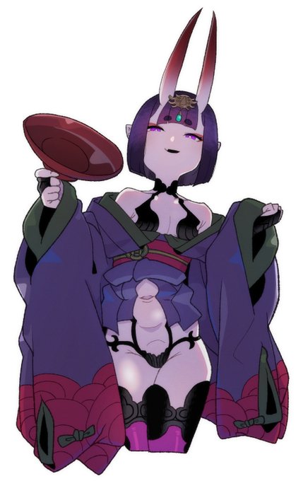 健全アカ用に描いたシュテンちゃん、色も塗ったから見て!の精神 