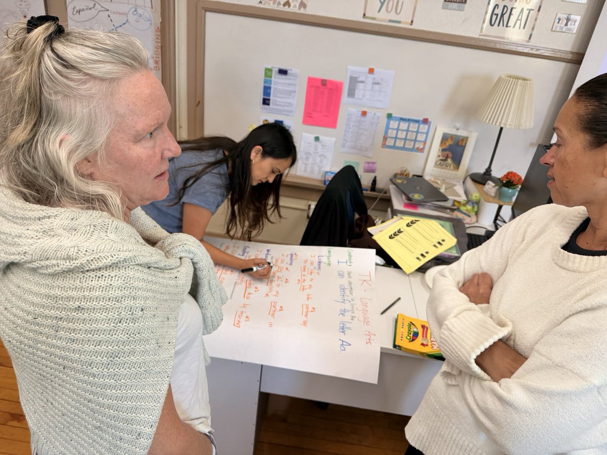 JoseMedinaJr89's tweet image. Early childhood DL teachers deserve professional learning sessions that focus on initial biliteracy instruction! Thanks to Longfellow ES TK-2nd grade teachers for a fun day of guided biliteracy lesson planning! #Pasadena #California #DualLanguage #C6BiliteracyFramework