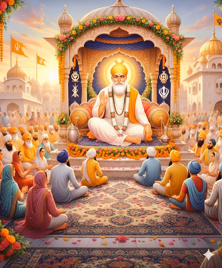 NidhiD_1's tweet image. गुरु नानक देव जी के 134वें प्रकाश पर्व की हार्दिक शुभकामनाएँ 🙏
#GuruPurnima