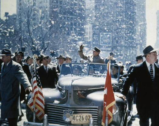 <a href="/EndWokeness/">End Wokeness</a> NYC in 1957, when 7 millions people welcomed MacArthur from Korea, where he was fighting communism.

Today, New York elected a communist.