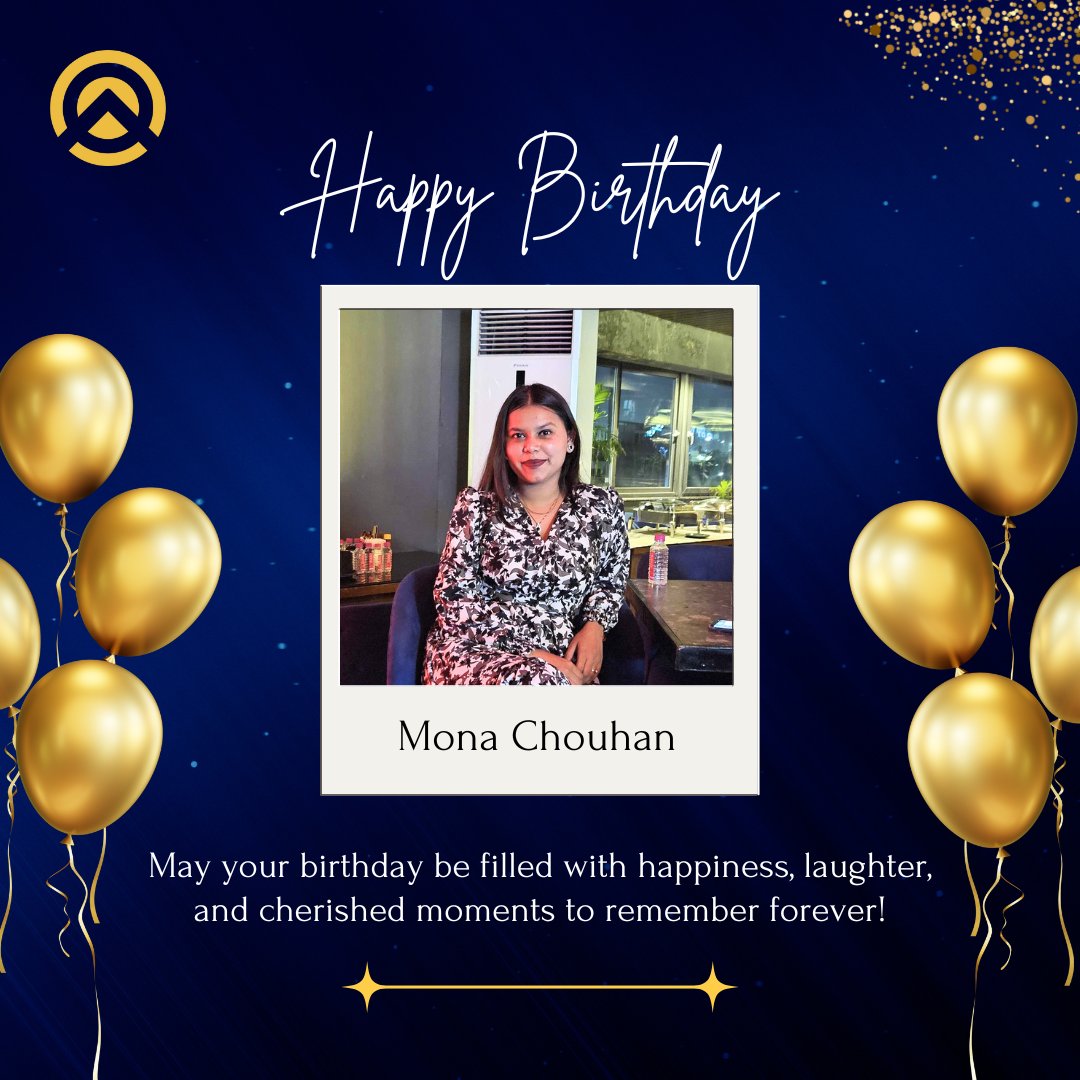 AmpleworkPvtLtd's tweet image. Wishing a Very Happy Birthday to Mona Chouhan!✨🎉

We’re proud to have you on our team! Your dedication, effort, and positive spirit motivate everyone around you. 

#happybirthday #amplework #employeeappreciation #companyculture #celebratingyou #positivityatwork