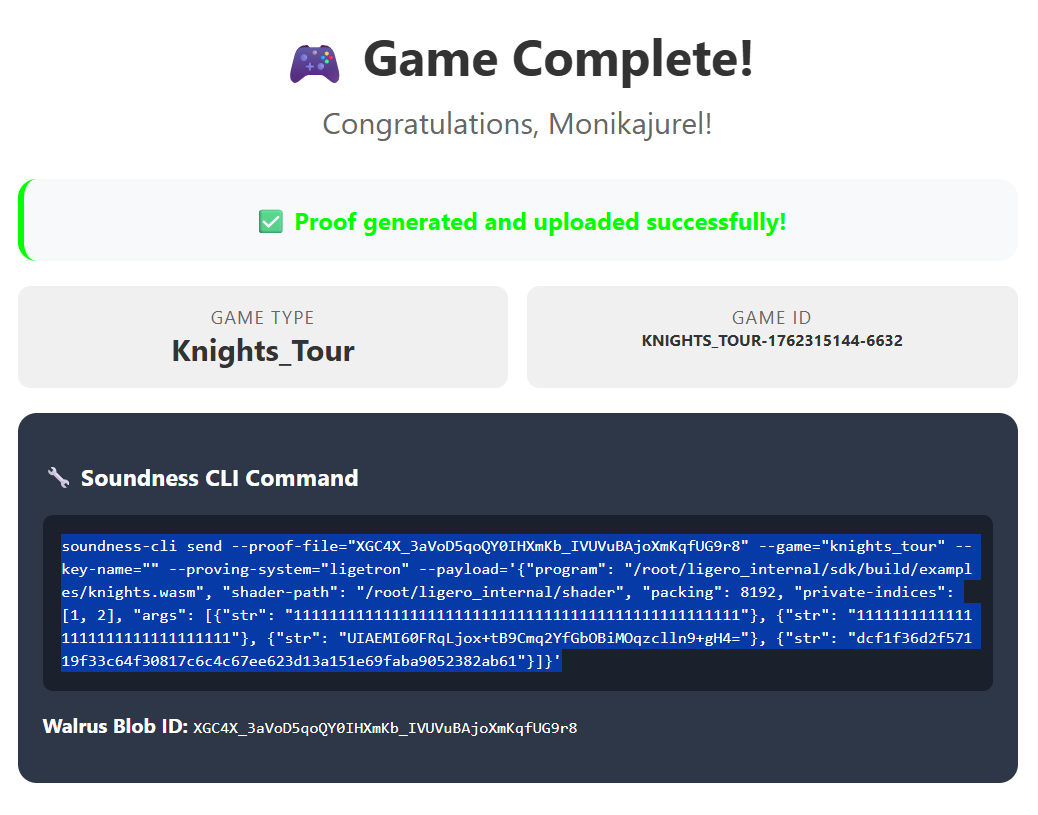 monikayadav1980's tweet photo. π§ π₯ proof_24 successfully generated & submitted via soundness-cli π
Team Bloop keeps stacking verifiable wins βοΈπ
zk vibes stay strong with @SoundnessLabs @TheHubKeeper @AWendy12947 β‘
#zk #Soundness #TeamBloop #Proof24 https://t.co/O7iFXfNczi