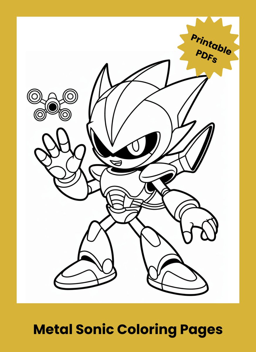 SnappyColorPage's tweet image. Check out our latest post now.. snappycoloringpages.com/metal-sonic-co…