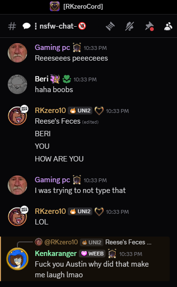 Another [RKzeroCord] Moment