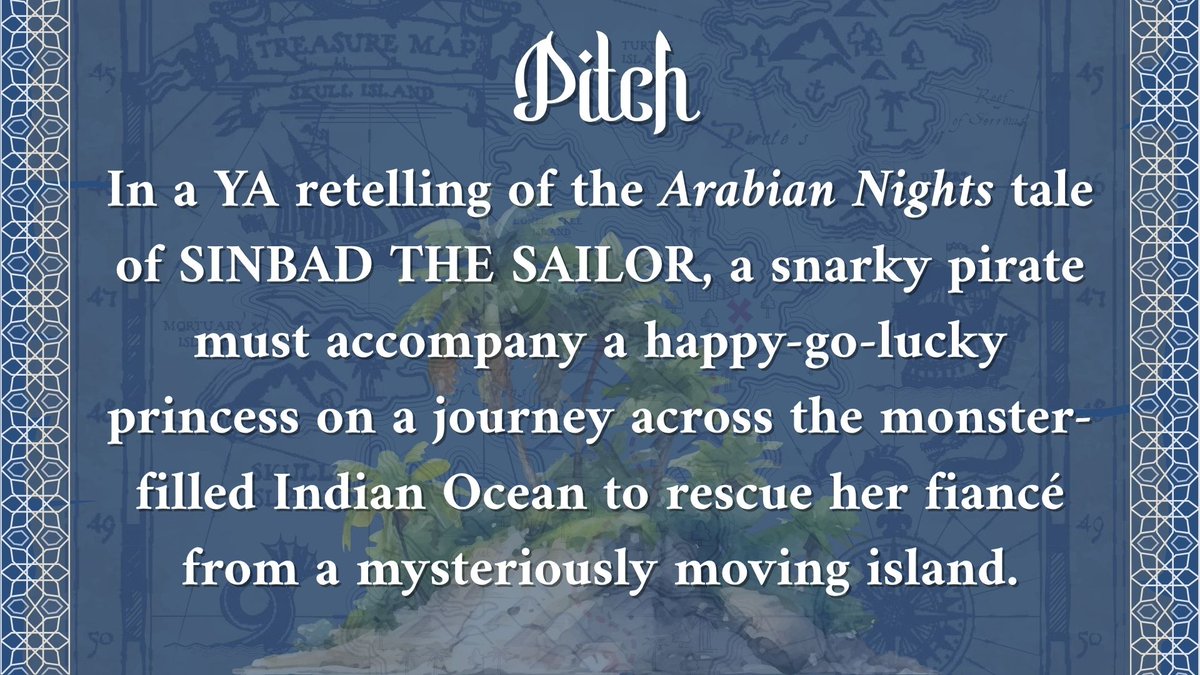 AyishahHasni's tweet image. ONE THOUSAND AND ONE VOYAGES is a YA retelling of the Arabian Nights tale of Sinbad the Sailor #questpit #Q #YA #HF

🏴‍☠️pirate x princess
☀️sunshine x darkness
🕌muslim MC&apos;s
🌙beasts from islamic folklore
🌊seafaring adventure
🌏17th-century indian ocean
✨2 big 5 editor interests