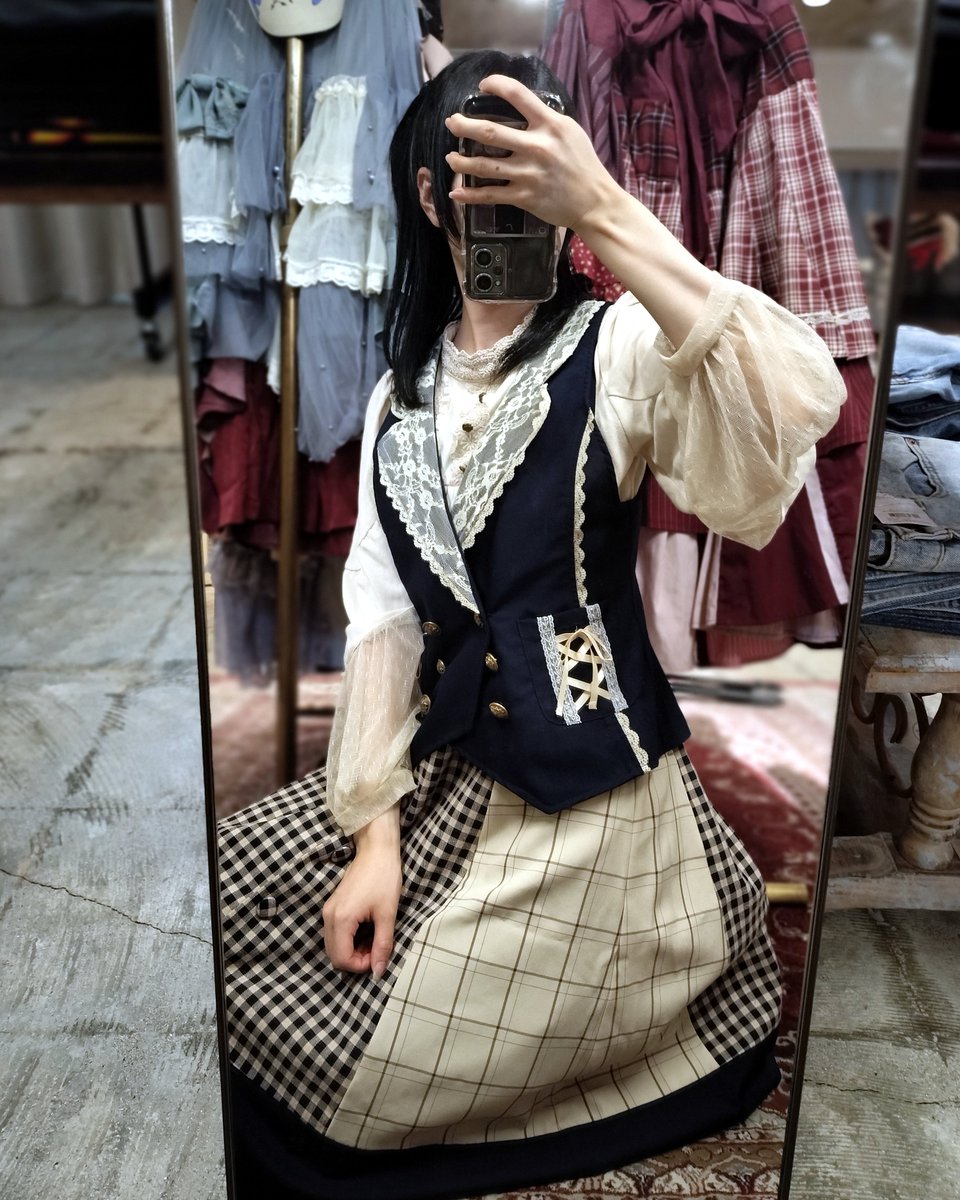 ˚✧₊⁎断捨離SALE⁎⁺˳✧༚ ♡シルク ドールドレス & ボネ♡ビスクドール ✧₊⁎断捨離SALE⁎⁺˳✧༚ ♡シルク ドールドレス