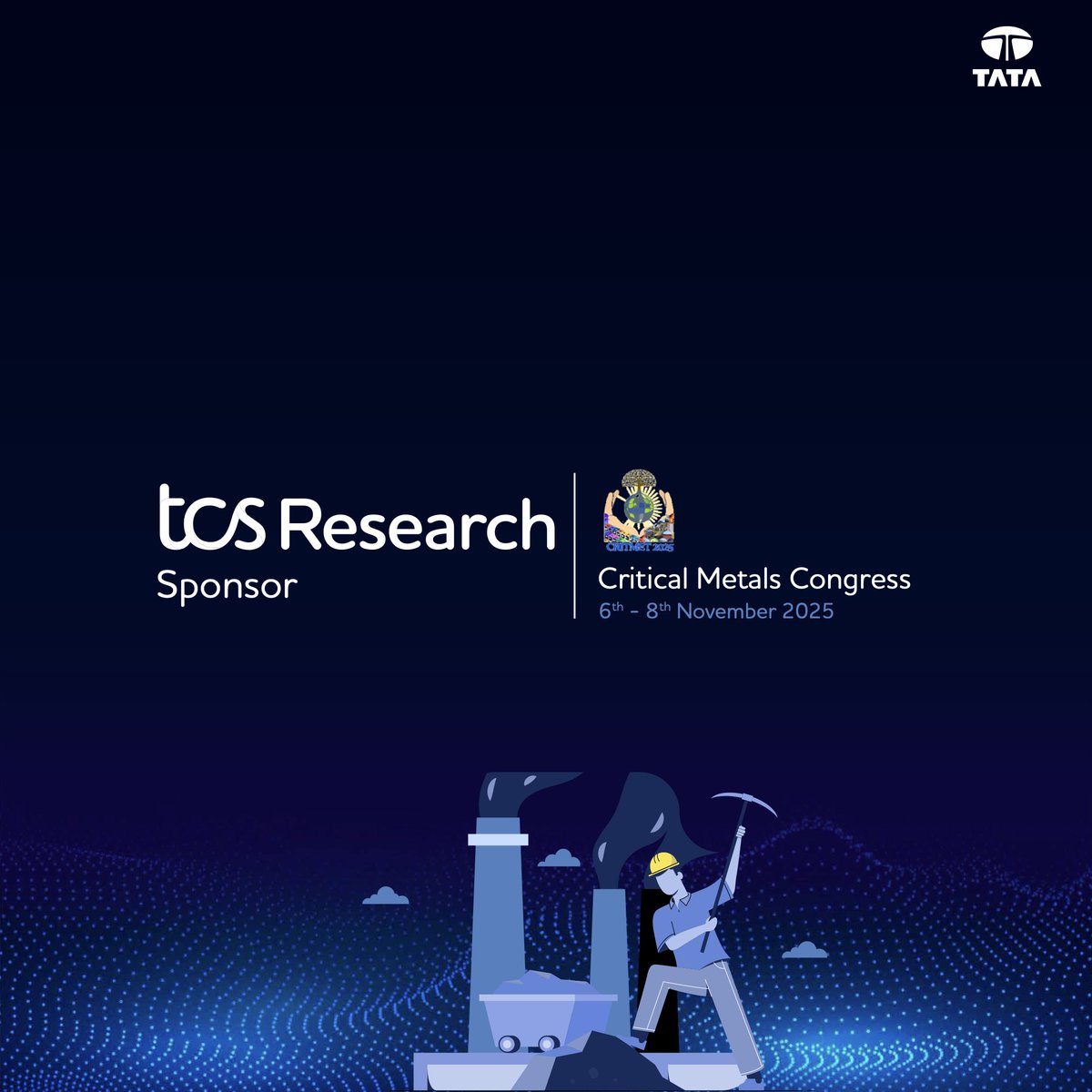 TCSResearch's tweet image. We are pleased to be a sponsor of Critical Metals Congress (#CRITMET 2025), a premier conference on critical metals where global policymakers, industry experts, and researchers will explore critical materials and strategies for a #sustainablefuture.
Know more-…