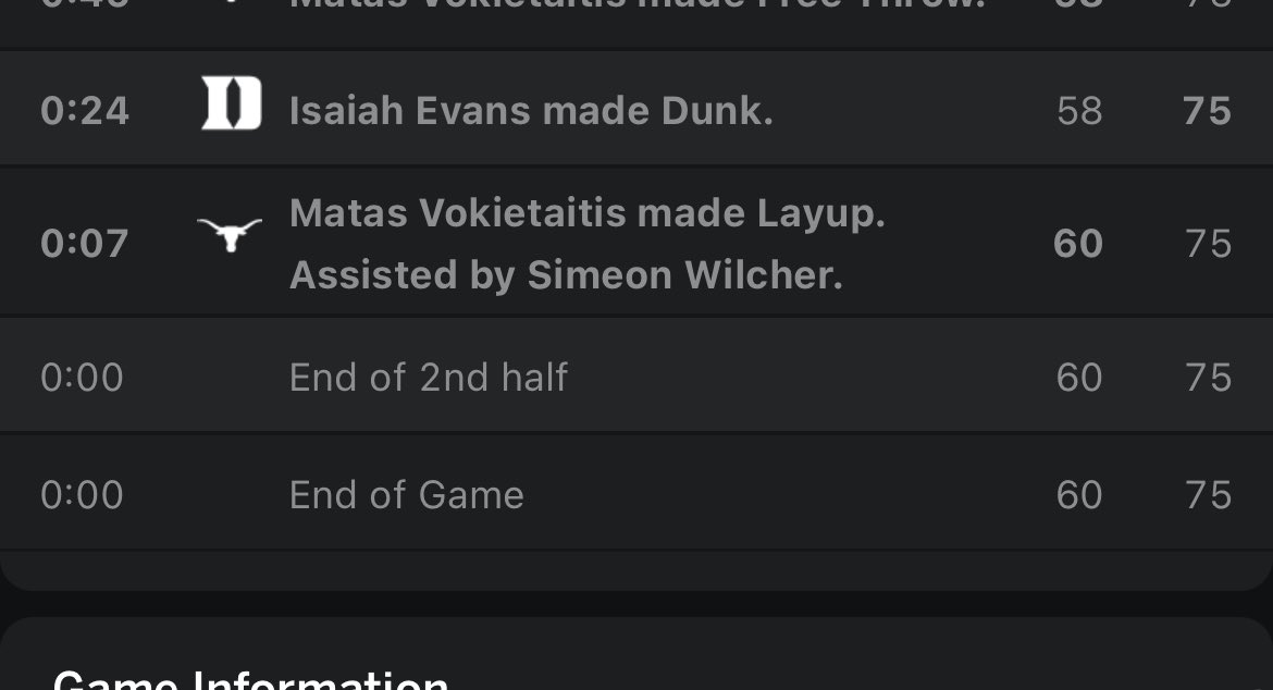 jakeesny's tweet photo. Looked like number 0 on Texas had that last assist to me @FliffSupport @espn #robbery #cbb #payme #dukebasketball #texaslonghorns https://t.co/HpZc3W7iWS