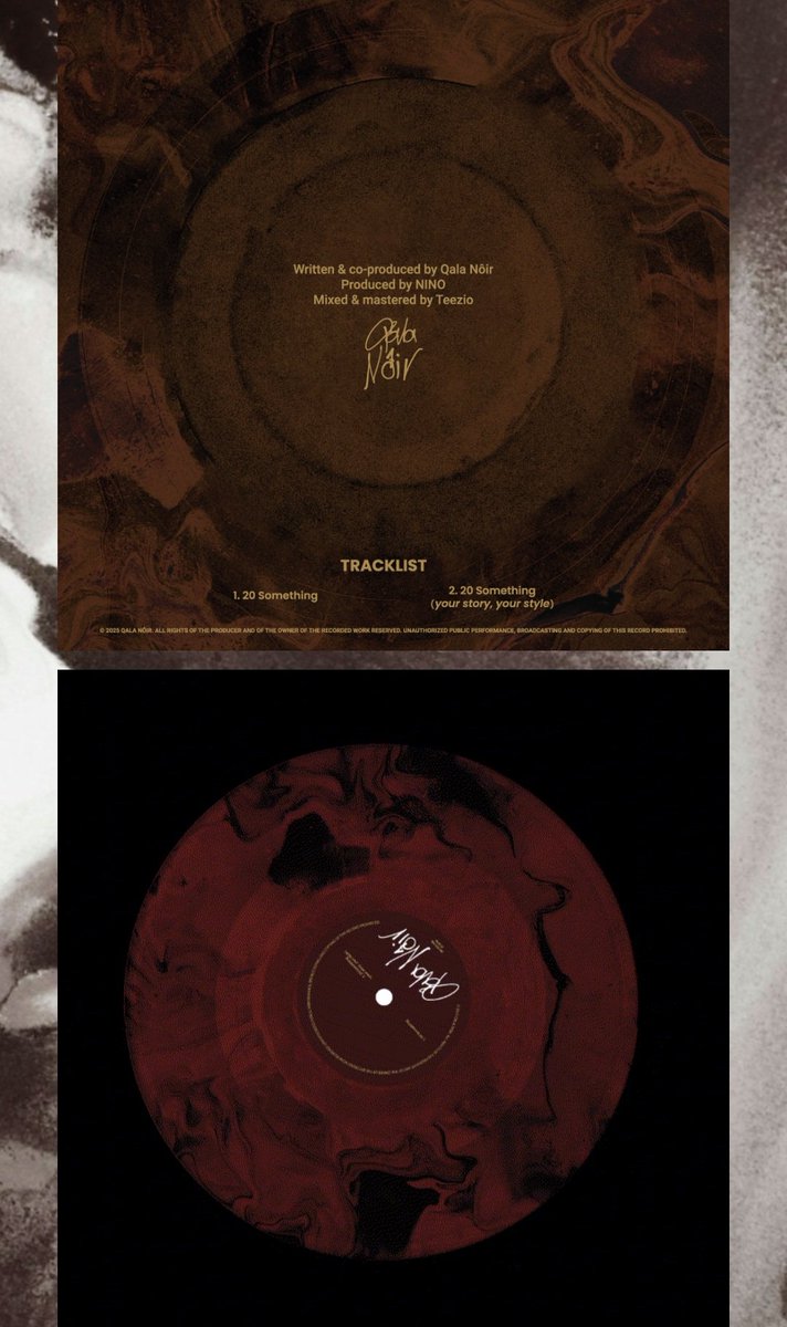 oley2518's tweet image. ปกบั้มไวนิล 20  something รูปอุงอุง ลช. สุดหล่อ 🐶