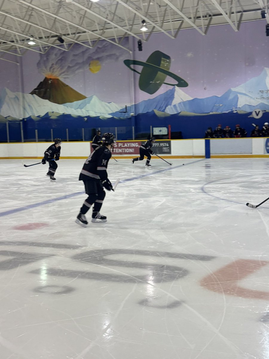 Coquitlam PAHL, Division 5 action between Pigeons &amp; Millionaires. Game is tied going into the second period!