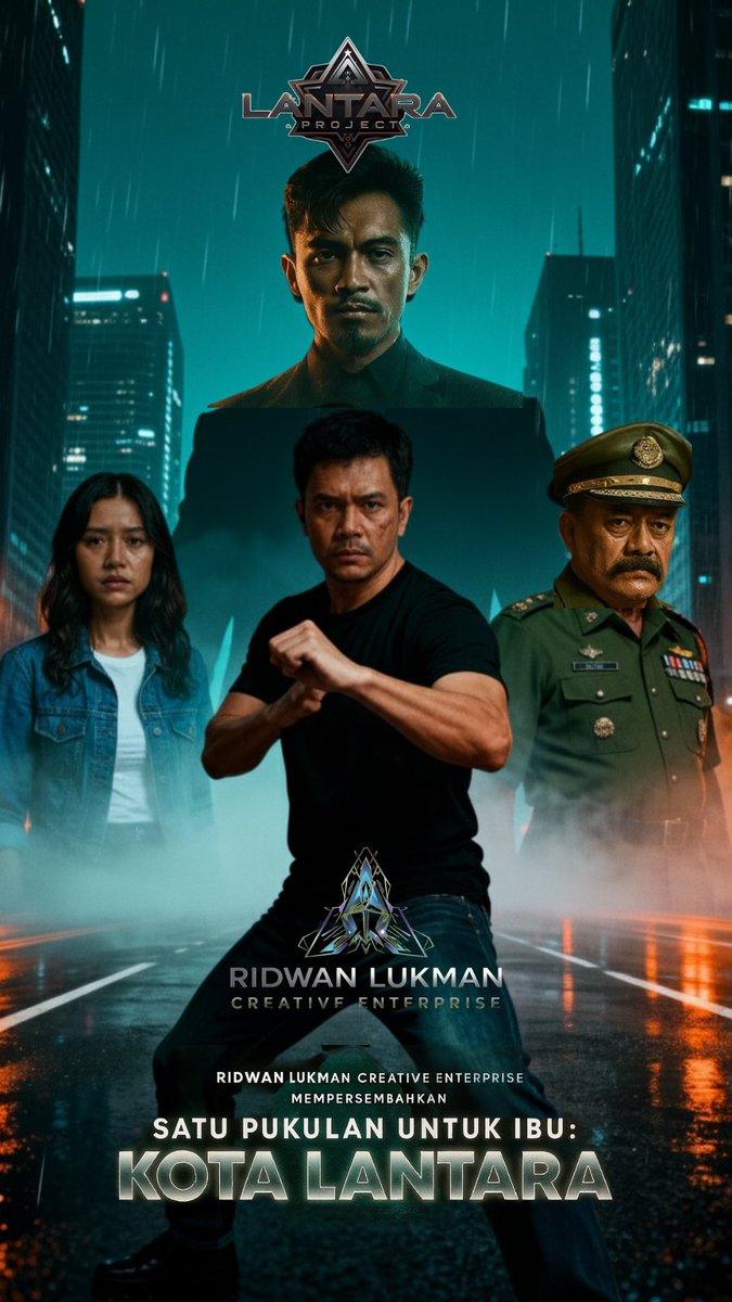 nonelse's tweet image. Sudah Tayang AI Movie "Satu Pukulan Untuk Ibu" (The Series). Episode 1: Kota Lantara

#AIMovie #SatuPukulanUntukIbu #TheSeries #Episode1 #KotaLantara #RidwanLukman #CreativeEnterprise
