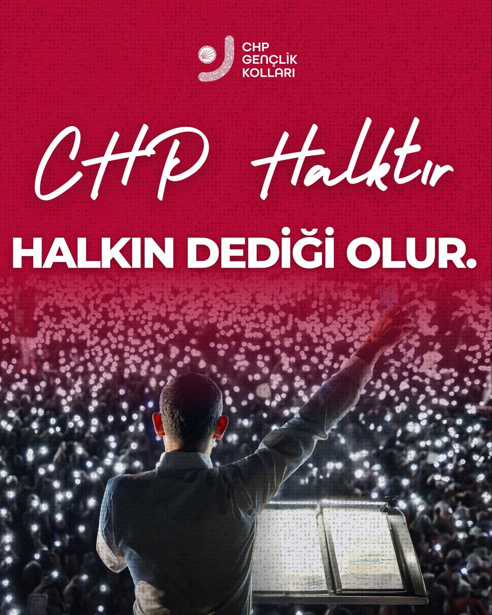 CHP halktır, halkın dediği olur.