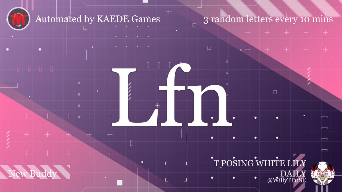 3letter_'s tweet image. Lfn