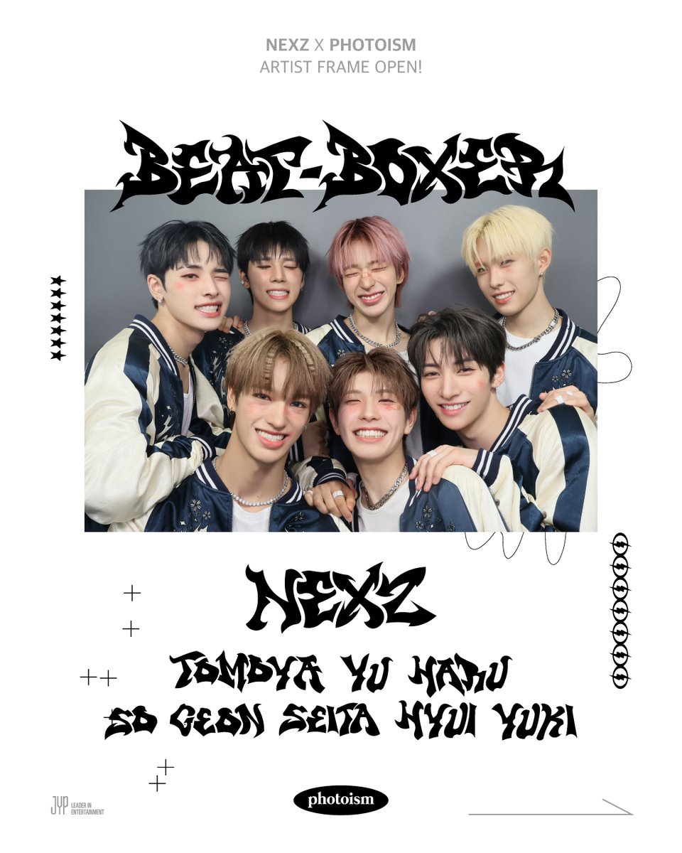 PHOTOISM X NEXZ ARTIST FRAME OPEN ! 「NEXZ」の3rd Mini Album [Beat