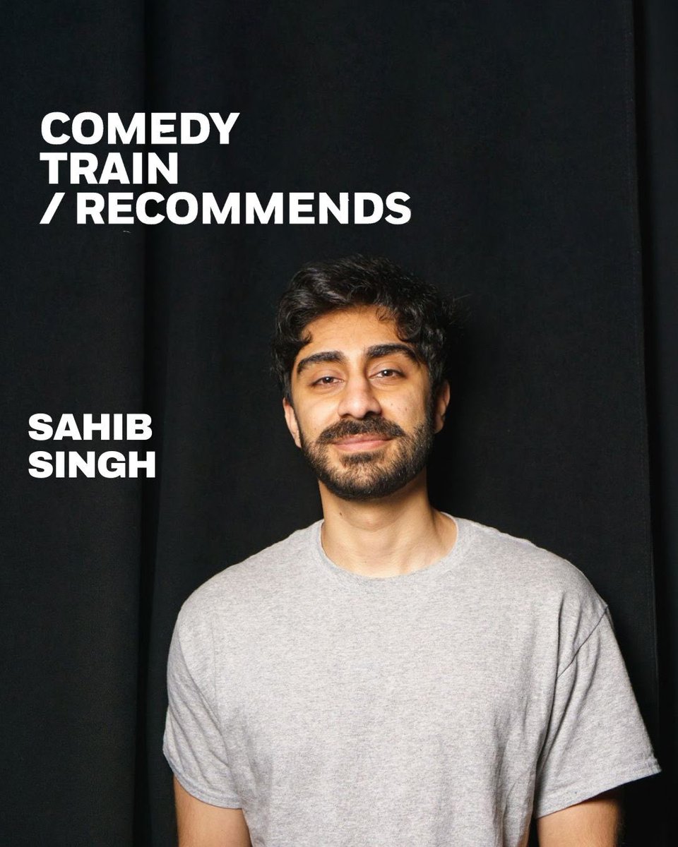 clubToomler's tweet image. Comedytrain recommends 💥 Sahib Singh! 

The show will be on Sunday February 15th 2026 at 8.30PM at our new location Westergas! 

Tickets available through link in bio or Comedytrain.nl/tickets 

#Comedytrain #Comedyclub #Standupcomedy #Amsterdam