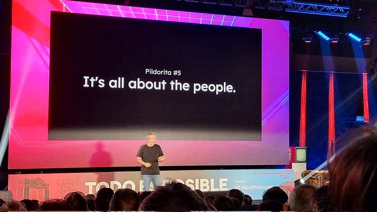 "It's all about people"
Aitor Guevara <a href="/aitorciki/">Aitor Guevara</a> 
#TRGx