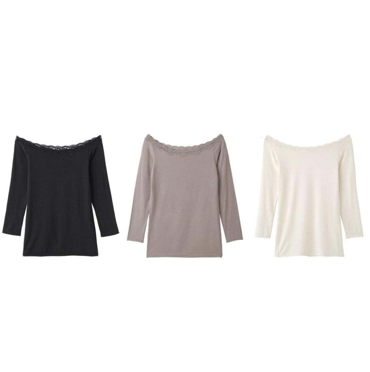 冬もオフショル着たい民へ
絶対に後悔しないので売り切れる前にピーチジョンのこのインナー準備して欲しい。リブニットの中に着用しても薄手だから全くごわつかない。だけどちゃんとあったかい♡とろけるような、なめらかな着心地。