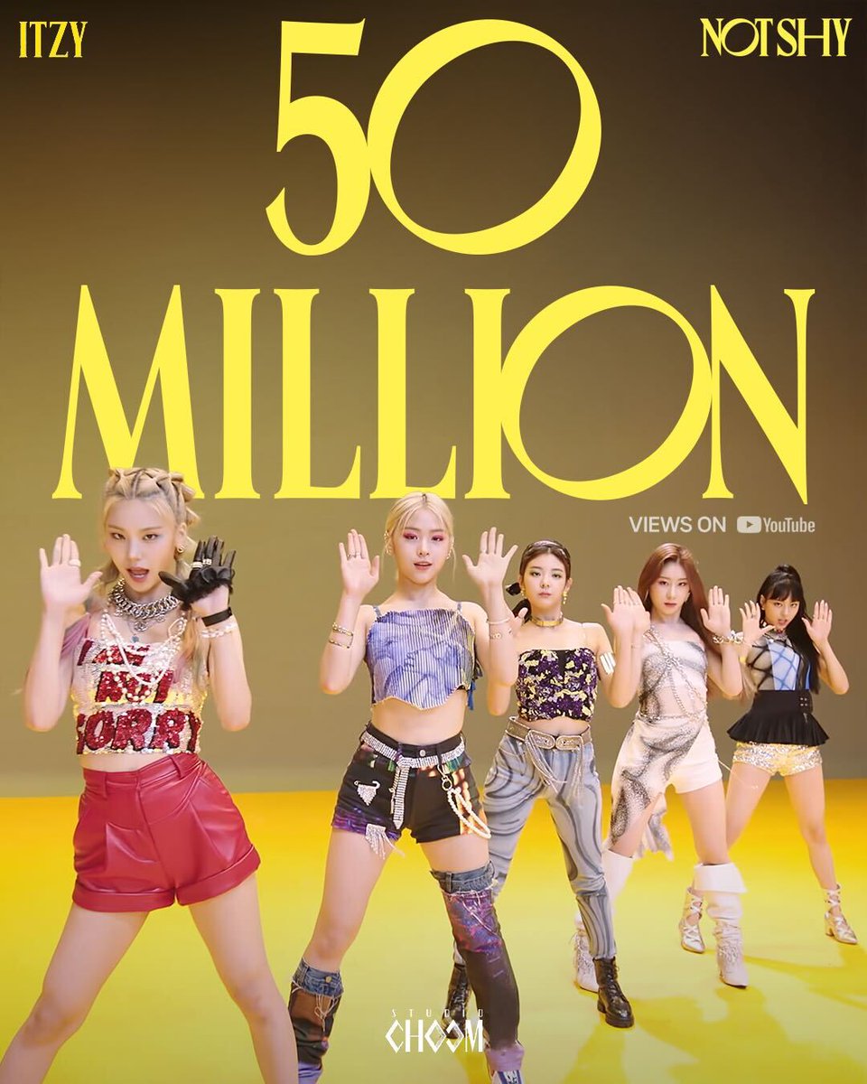 M2MPD's tweet image. ITZY's BE ORIGINAL hits 50 MILLION views!
BE ORIGINAL &lt;ITZY 'Not Shy'&gt; 5000만뷰 돌파👑
▶ youtu.be/b80TWrBflh8
#STUDIOCHOOM #BE_ORIGINAL
#ITZY #NotShy #있지 @ITZYofficial