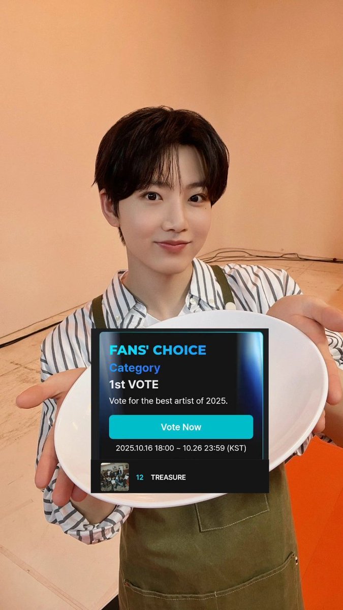 จุนกยูมาเสิร์ฟบิ้วโหวตแล้วทึเมอย่าลืมกดโหวตน้าา พาเทรเชอร์เข้า Top 10 กันเถอะ 🔥

#TREASURE #2025MAMAVOTE