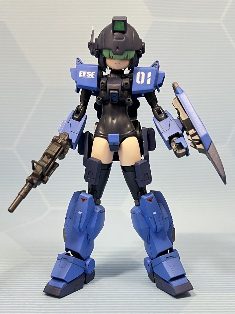 AZUNAorEzF's tweet image. みんなもMS少女描いて作って楽しもうぜ✨
#MS少女 #ガンダム