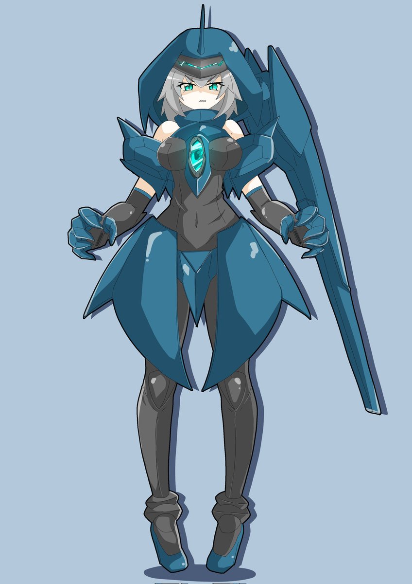 AZUNAorEzF's tweet image. みんなもMS少女描いて作って楽しもうぜ✨
#MS少女 #ガンダム