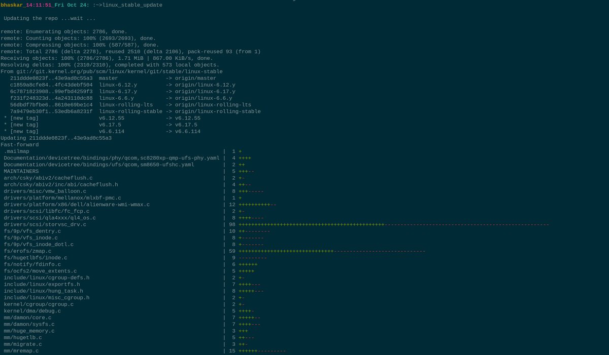 unixbhaskar's tweet image. While sipping my hot Lemon Tea 🍋🫖 and some mundane curiosity ....
#linuxkernel #stable #git #tool #opensource #operatingsystem