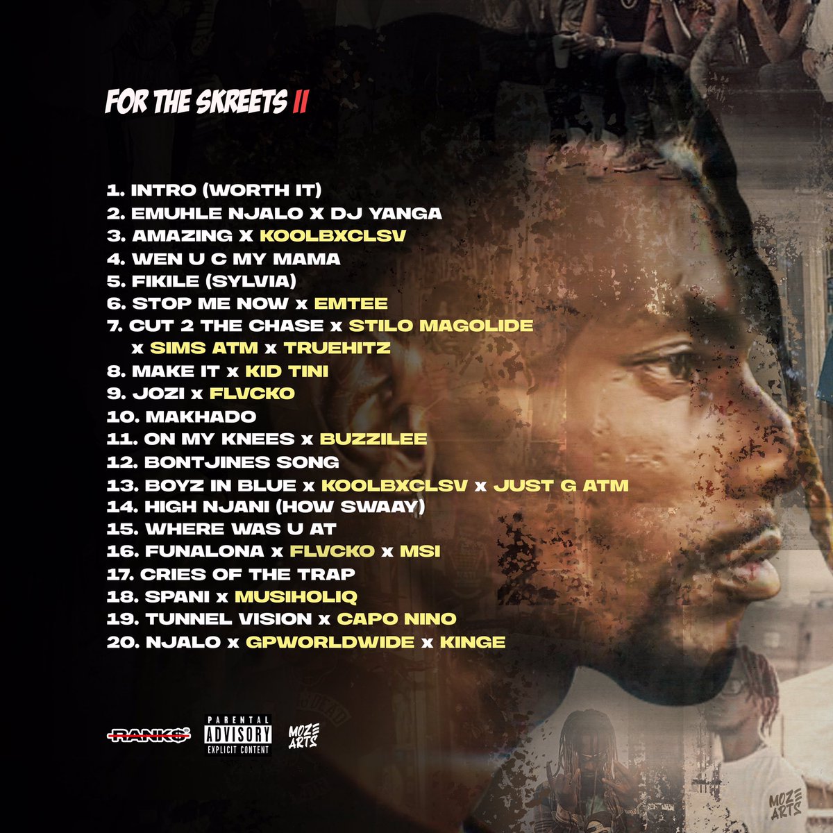 Ranks_Atm's tweet image. Harddest Mixtape 💿 Series, I Gave Y’all The 1st #ForTheSkreets Now It’s Time For #ForTheSkreetsII 🔑 FRIDAY We Feast ‼️