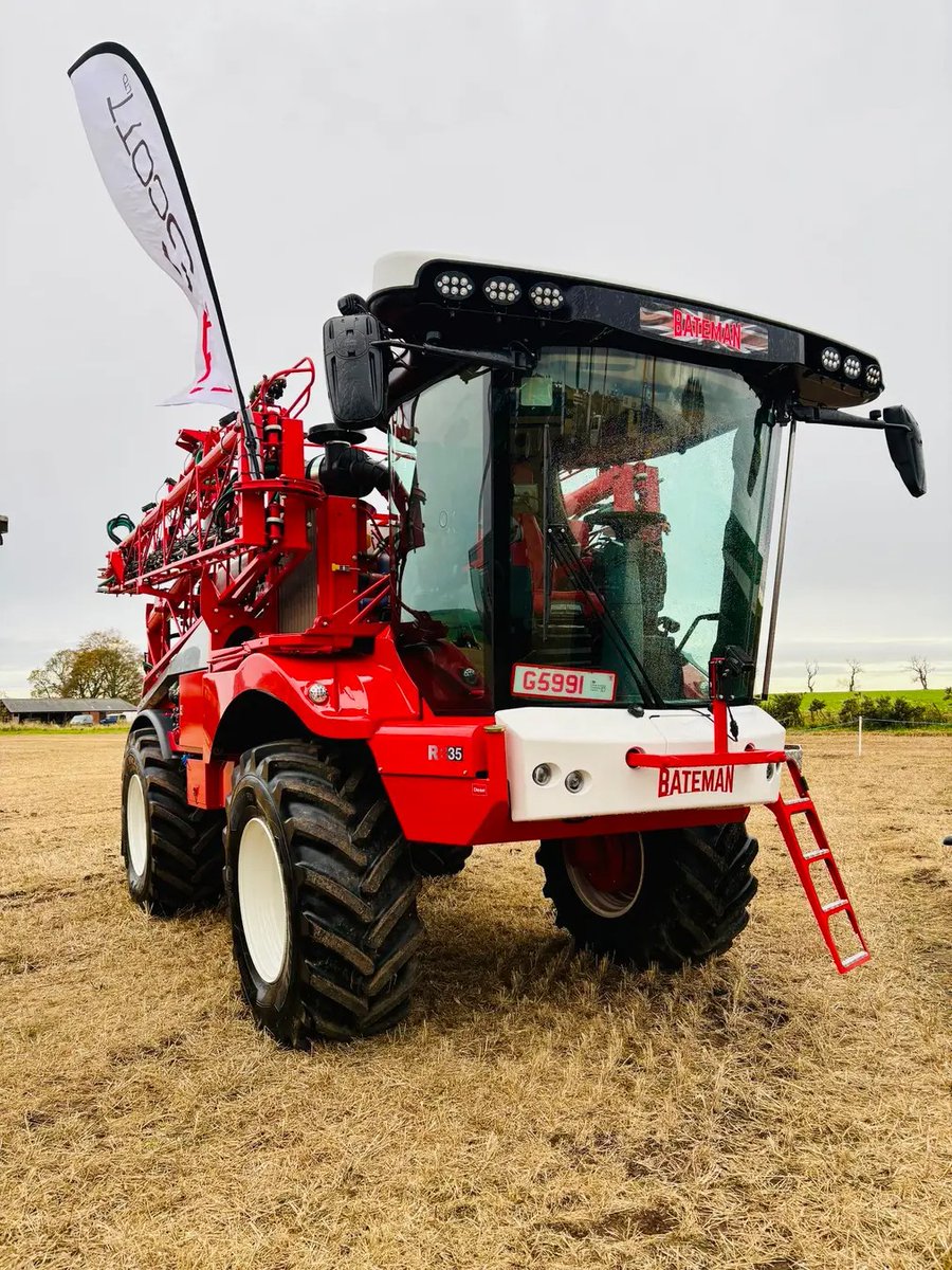 If you're visiting the Scottish Ploughing Championships, then make sure to stop by the C T Scott Ltd stand and check out the Bateman RB35 sprayer on display. Chat to Bateman’s David Main and Alex Hensley about the latest Bateman technology.