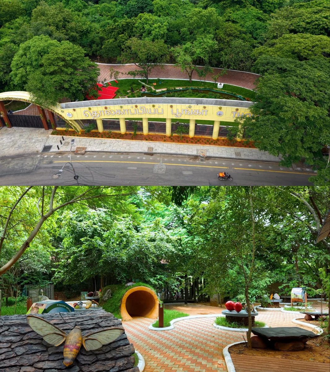 மாண்புமிகு தமிழ்நாடு முதலமைச்சர் திரு. <a href="/mkstalin/">M.K.Stalin - தமிழ்நாட்டை தலைகுனிய விடமாட்டேன்</a> அவர்களால் சென்னை நதிகள் சீரமைப்பு அறக்கட்டளையின் (CRRT) சார்பில் ரூ.42.45 கோடி செலவில் புதுப்பிக்கப்பட்ட தொல்காப்பியப் பூங்கா பொதுமக்கள் பயன்பாட்டிற்கு மீண்டும் கொண்டுவரப்பட்டது.