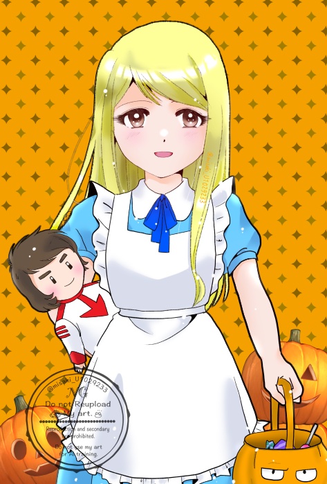 今年はハロウィン🎃絵が描けないので過去絵再放送①

旧版デザインなのですが、お誕生日もおめでとう
新版では幸せになってくれることを願ってます！