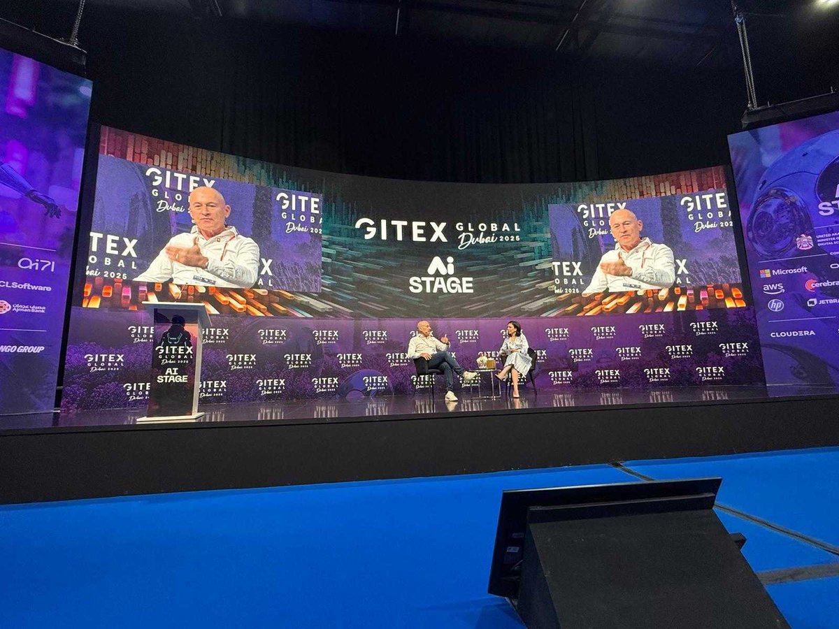 CGL_ETHZ's tweet image. At GITEX Global 2025 in Dubai, Digital Einstein was presented to a worldwide audience, including the Swiss Ambassador, H.E. Arthur Mattli, and the Swiss Consul General, Angelica Schempp. Prof. Gross also joined a fireside chat on stage to discuss the future of interactive avatars