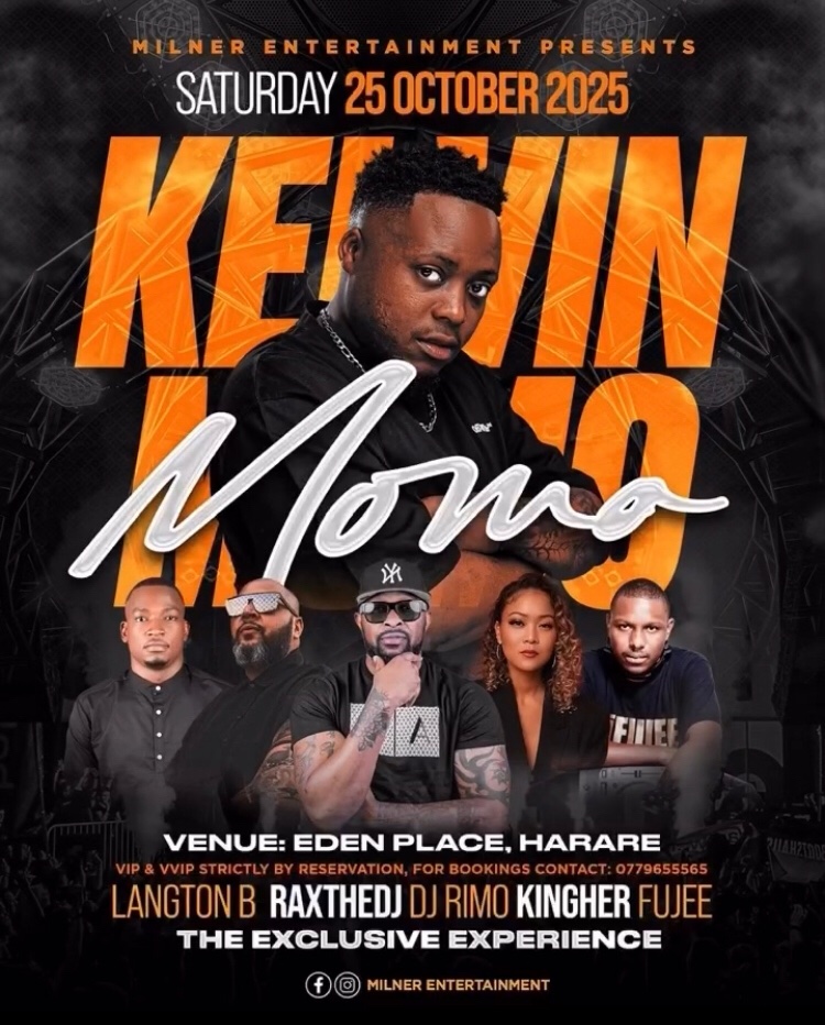 Where to this weekend? (@263eventguide) on Twitter photo 📍Eden Place, Harare
The originator of Private School Piano, Kelvin Momo, graces Harare this Saturday, alongside DJs Langton B, Rax, King Her & Rimo
Tickets are going for $20 at the gate 📍Eden Place, Harare
The originator of Private School Piano, Kelvin Momo, graces Harare this Saturday, alongside DJs Langton B, Rax, King Her & Rimo
Tickets are going for $20 at the gate