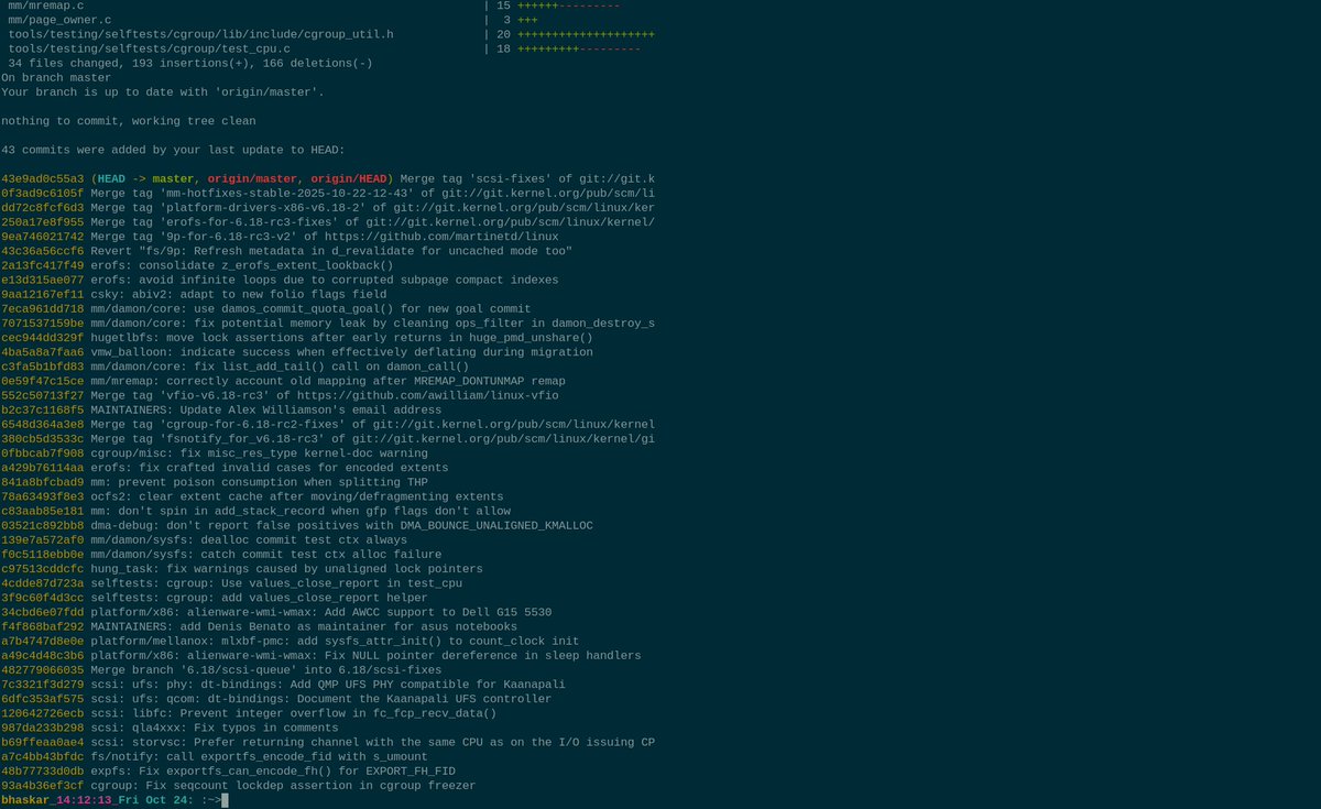 unixbhaskar's tweet image. While sipping my hot Lemon Tea 🍋🫖 and some mundane curiosity ....
#linuxkernel #stable #git #tool #opensource #operatingsystem