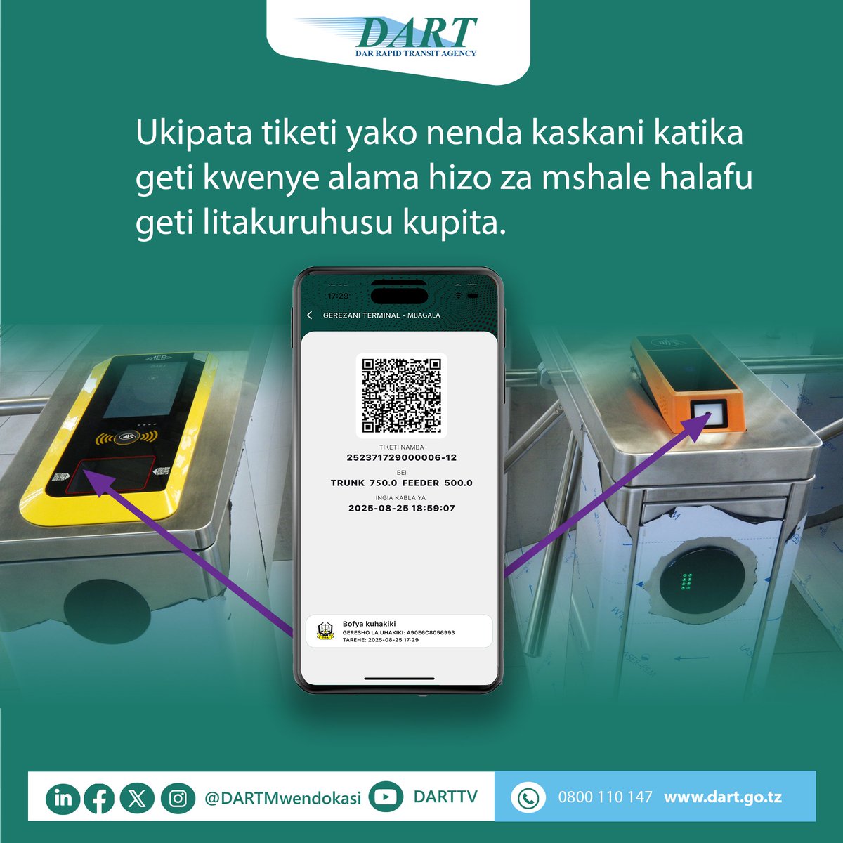 #DARTMwendokasi #MwendokasiApp #Tanzania #TowardsSmartCities #TwendePamoja