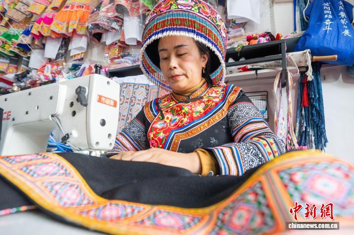 貴重な飾り 中国桂林少数民族の刺繍　小鳥 ミャオ族の民族衣装 刺繍と装飾の技法 | 株式会社誠文堂新光社