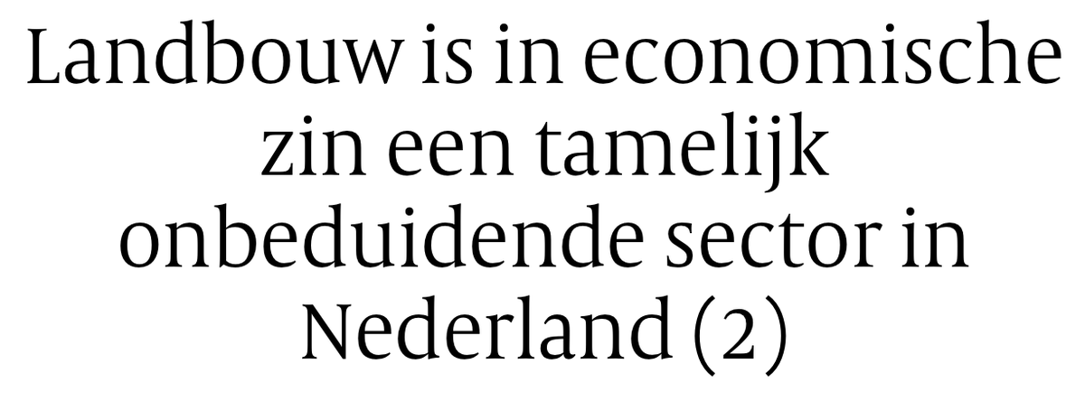 "verdubbeling veestapel mogelijk".... Ned. mag door de stront zakken voor de boeren, economisch een tamelijk onbeduidende sector (7-8% BNP ca 85 v/d > 1000 mld met daarbij > 12 mld schade aan mens en milieu).
#boeren #stikstof #mest