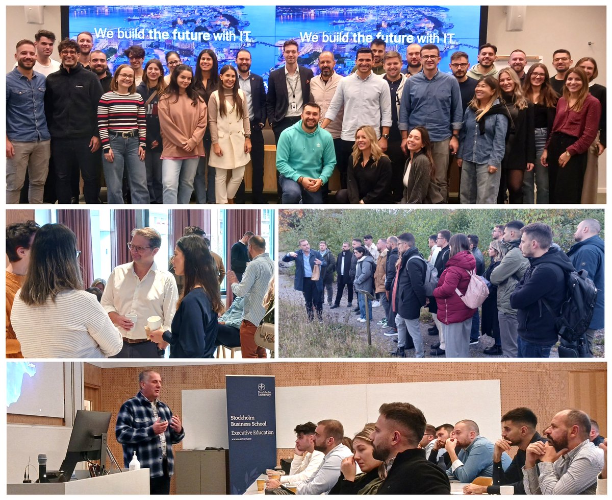 🌍i-MBA Study Trip to Stockholm, October 2025. 
Visit to Atea Sverige and Stockholm Business School.