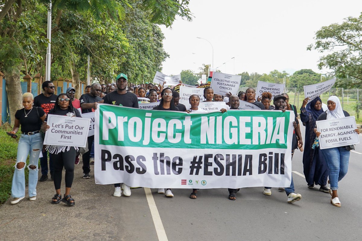 EdebiPriscilla's tweet photo. Every community deserves clean air, safe water, and a healthy environment. 
The ESHIA Bill ensures projects in Nigeria protect both people and the planet.
It’s time to Pass #ESHIA bill 
#ActWithGIFSEP 
#PassESHIA 
@HouseNGR @Speaker_Abbas @TerseerUgbor @FMEnvng @NESREANigeria https://t.co/NxD6Wq6iu1