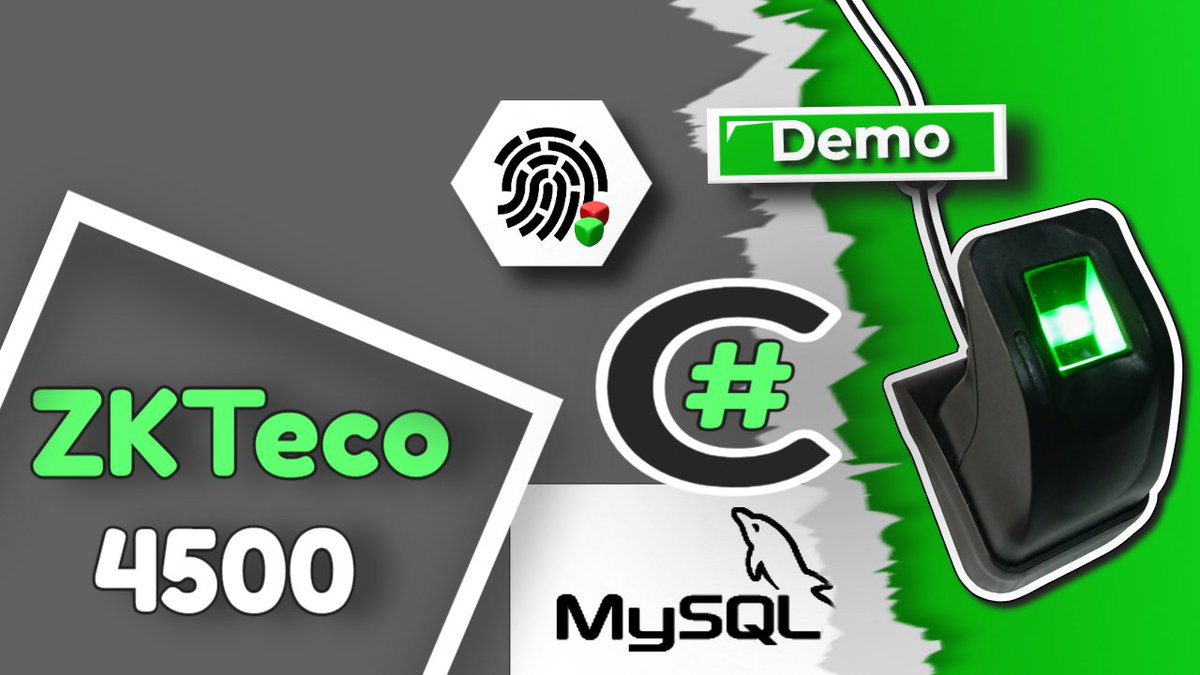Biometrics_Eng's tweet image. In this Biometric Video Demo,  youtu.be/zIQaHpzqKOA I did a Biometric integration with the ZKTeco 4500 Fingerprint Scanner to Capture, Enroll and Register Biometrics Data of a Person in C# and save it to a #MySQL Database.
Let me know what you think about it.
#ZKTeco #CSharp