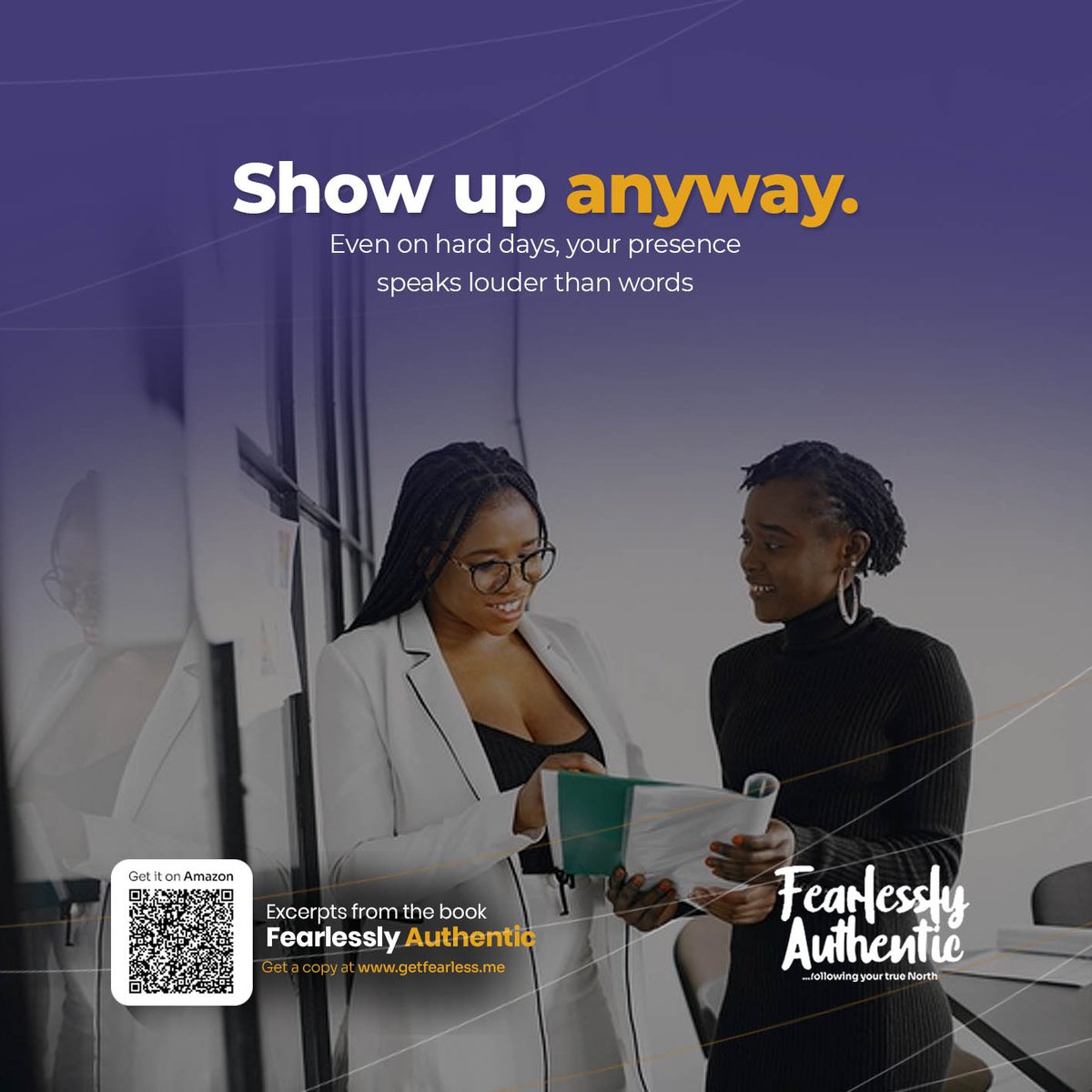 GetFearlessMe's tweet image. It&apos;s Friday, and you made it! 🎉

If this week was a battle, remember: Showing up anyway is the true definition of being Fearlessly Authentic. 

👉 Get your copy at getfearless.me to stay motivated

#FearlesslyAuthentic #TGIF #ShowUpAnyway #Motivation #WeekendVibes